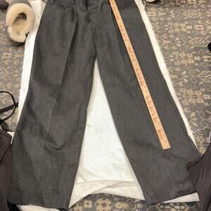 Eddie Bauer Dress Pants Men's 40x32 Charcoal Cuffed Belt Loops Ruston Fit NEW